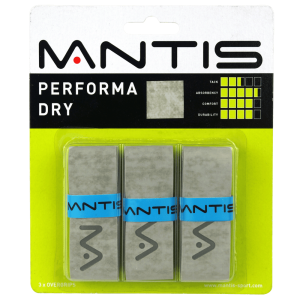 MANTIS Performa Dry Overgrip - Pack of 3 - Independent tennis shop All Things Tennis