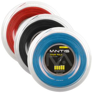 MANTIS Tour Polyester String 16L - Reel (200m) - Independent tennis shop All Things Tennis