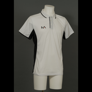 MANTIS Panel Polo Shirt - White/Black